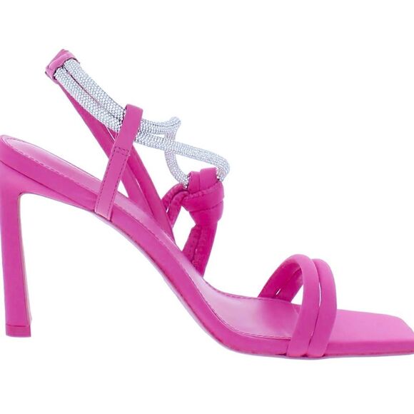 Jonathan Simkhai Cassie Crystal Strappy Sandals, Pink Size 38 New in Box $595 - Picture 4 of 14